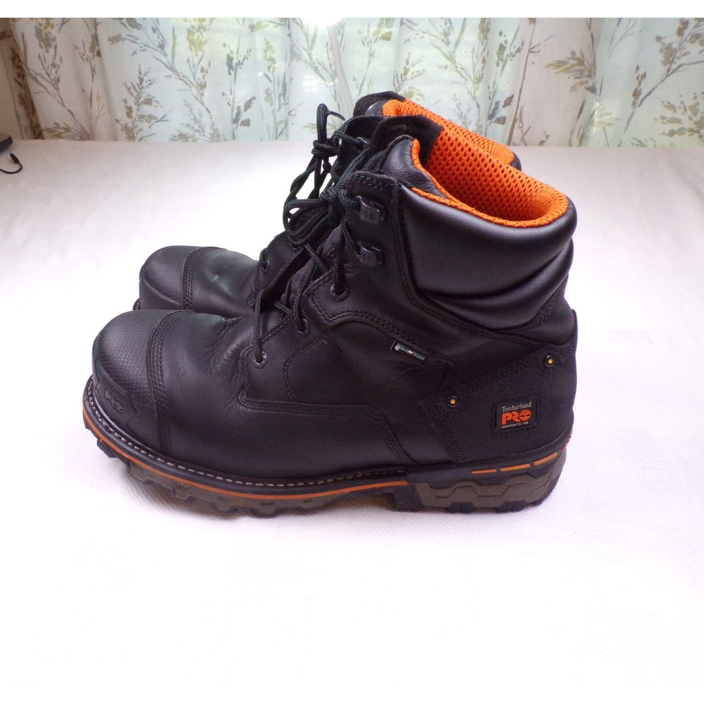 Timberland PRO Boondock 6" Work Boots Men 13M Composite Toe Waterproof A1FZP Blk